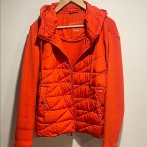 Bernardo Women's Vibrant Orange Puffer Jacket